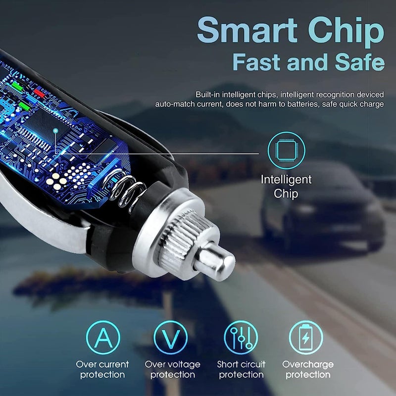 guy-tech Car 12V DC Adapter Compatible with Uniden Bearcat Radio Scanner SPORTCAT, SC150, SC150B, SC150Y, SC180, SC180B, SC200 Auto Vehicle Boat RV Camper Plug Power Supply Cord - Image 3